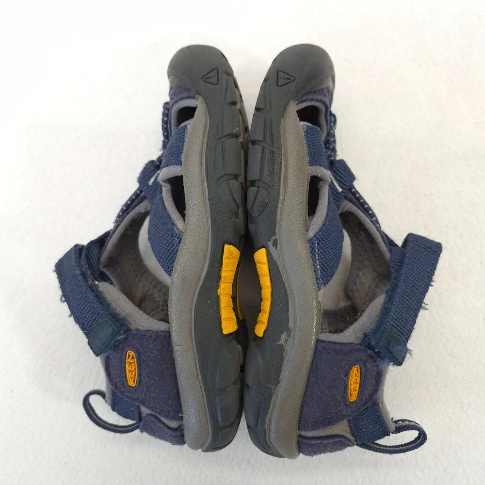 Keen Newport H2 Kids Navy Blue Sport Sandals Hook and Loop 1022839 Size 11